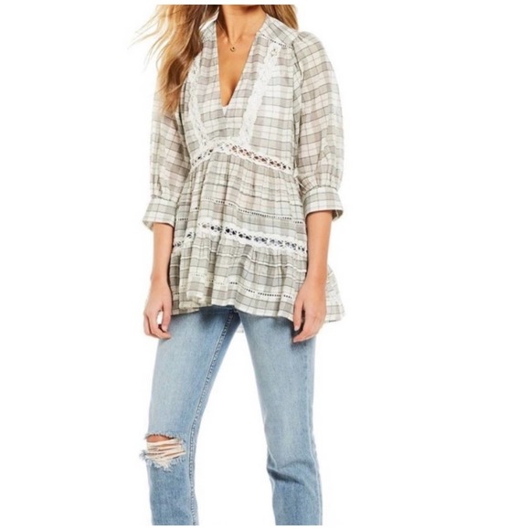 Free People Time Out Tunic Top - Picture 1 of 5